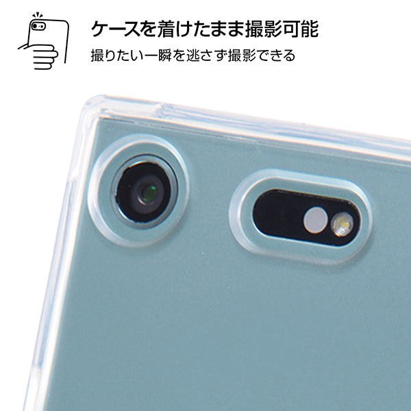 スマホハイブリッドケース 衝撃吸収 6Hコート クリア