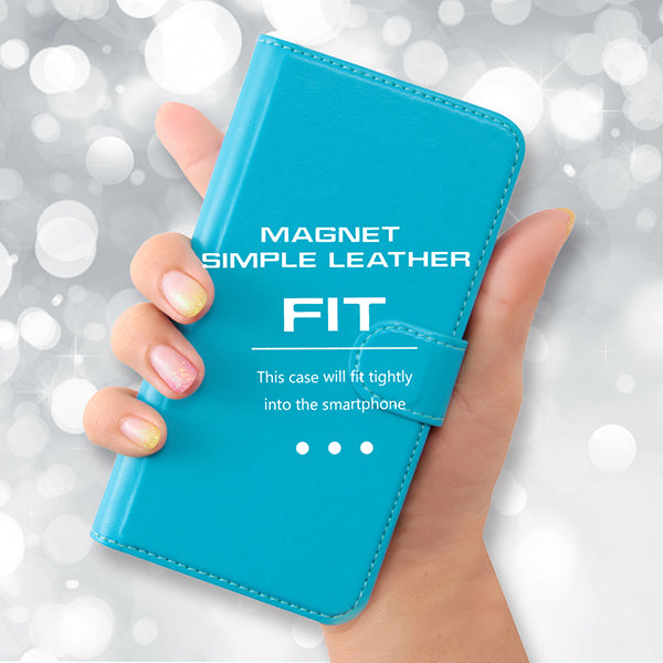 手帳型ケース シンプル マグネット