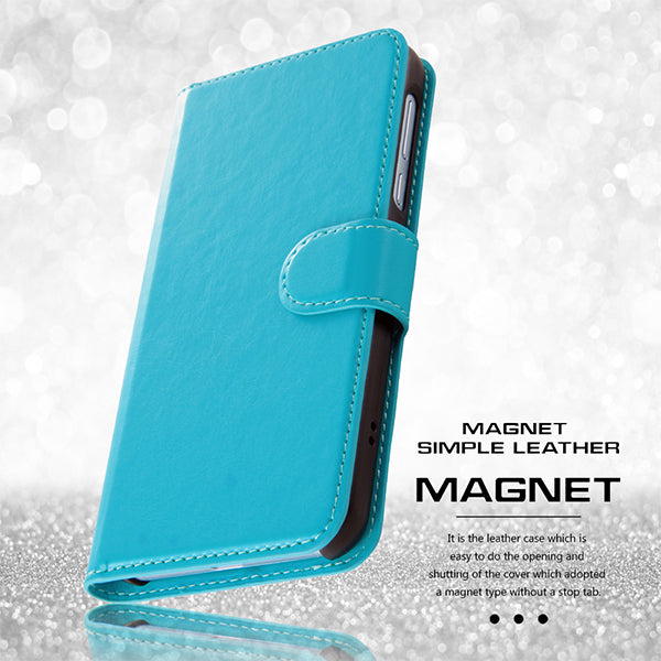 手帳型ケース シンプル マグネット