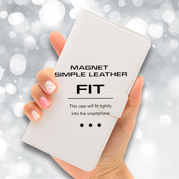 手帳型ケース シンプル マグネット