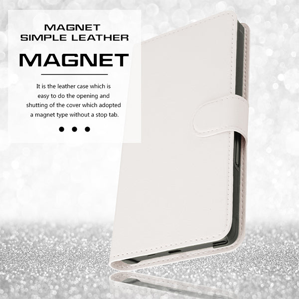 手帳型ケース シンプル マグネット