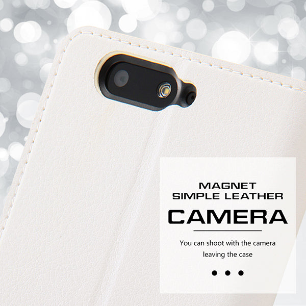手帳型ケース シンプル マグネット