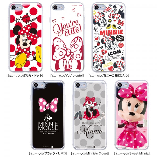 TPUケース+背面パネル『ミニーマウス/ポルカ・ドット』