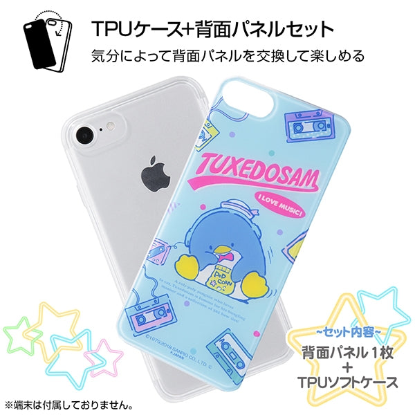TPUケース+背面パネル タキシードサム