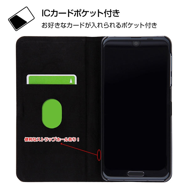 手帳型アートケース マグネット スリム ディズニー