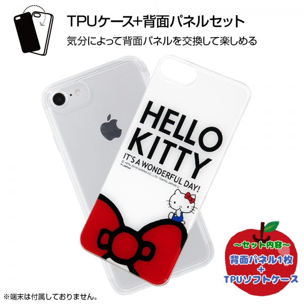 TPUケース+背面パネル ハローキティ