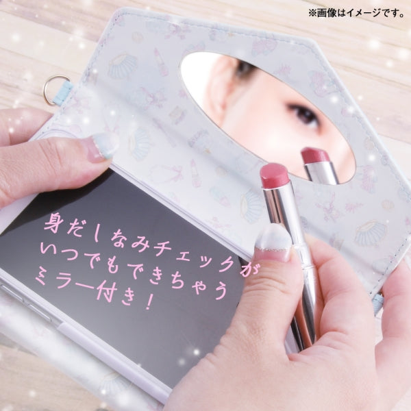 『ディズニーキャラクタープリンセス』/手帳型レザーケース Collet チャーム+ストラップ付き