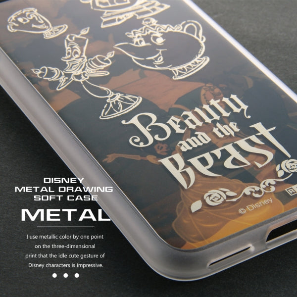 『ディズニーキャラクター』/TPUソフトケース メタルドローイング