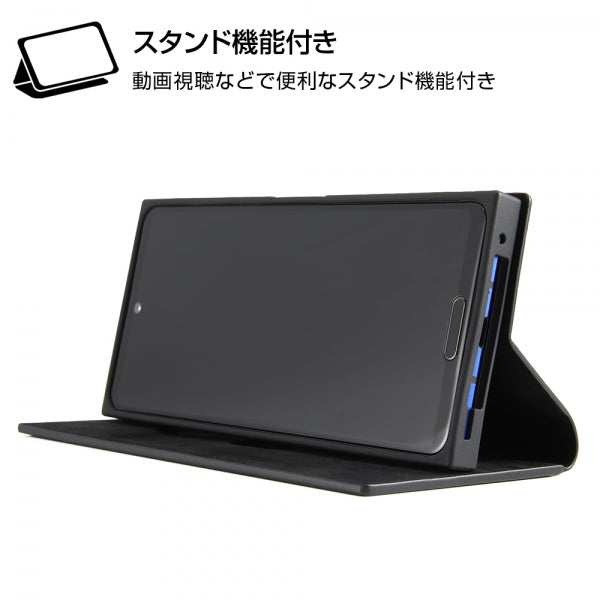 『ディズニーキャラクター』/耐衝撃 手帳型レザーケース サイドマグネット