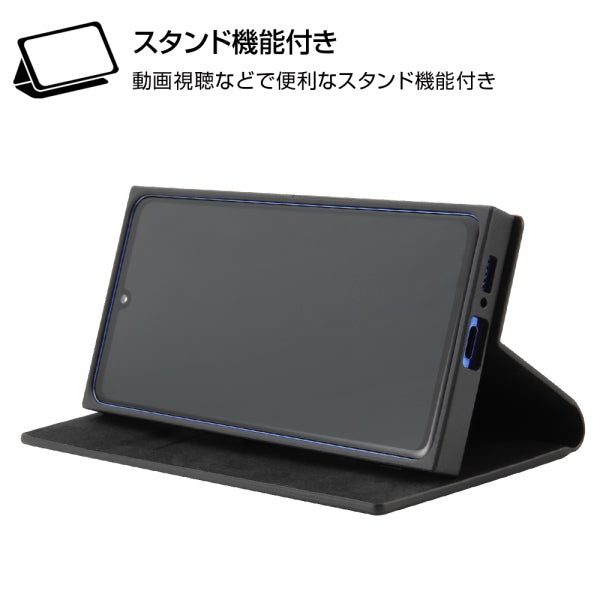 耐衝撃 手帳型レザーケース TETRA サイドマグネット