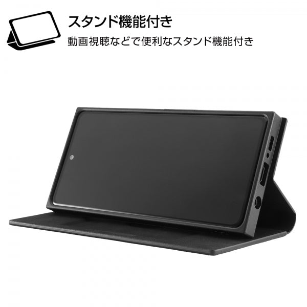 『ディズニーキャラクター』/耐衝撃 手帳型レザーケース サイドマグネット