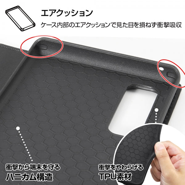 耐衝撃 手帳型ケース シンプル マグネット