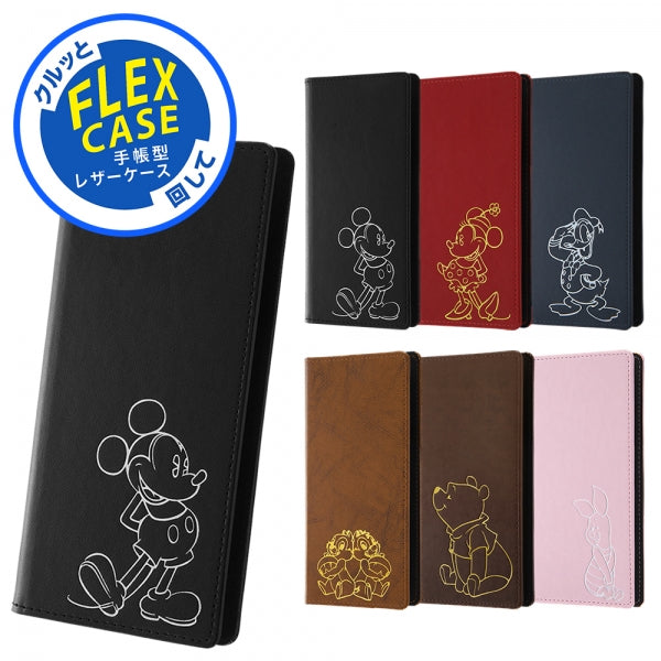 『ディズニーキャラクター』_手帳型 FLEX CASE ホットスタンプ