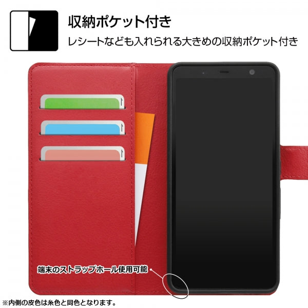 耐衝撃 手帳型ケース シンプル マグネット