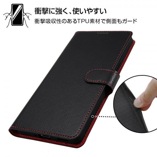 耐衝撃 手帳型ケース シンプル マグネット