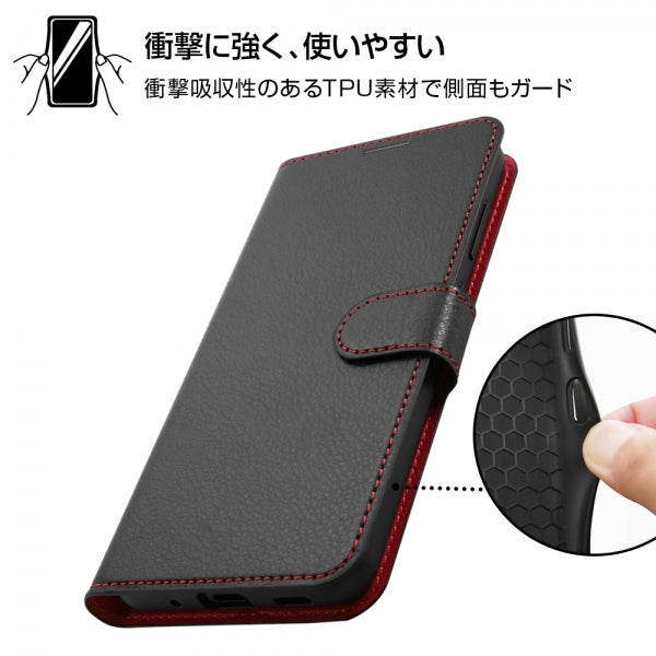 耐衝撃 手帳型ケース シンプル マグネット