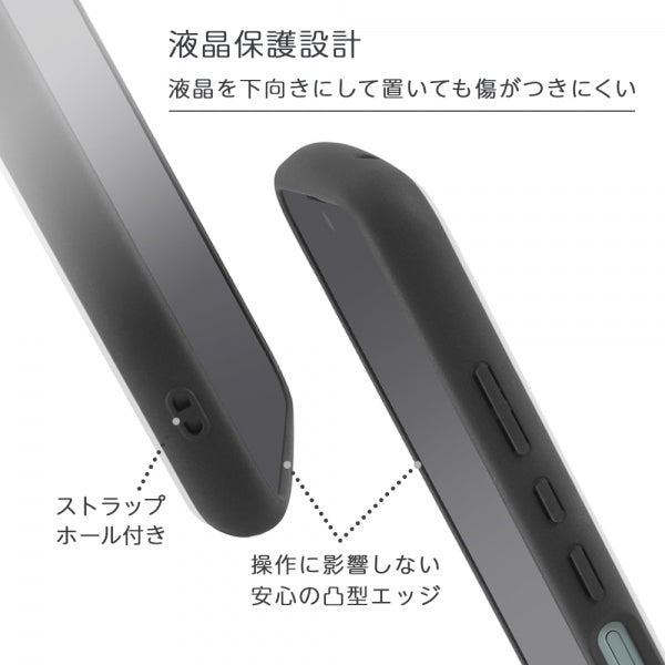 耐衝撃ケース MiA-collection/ネコ/グレー