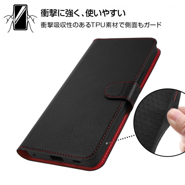 耐衝撃 手帳型ケース シンプル マグネット