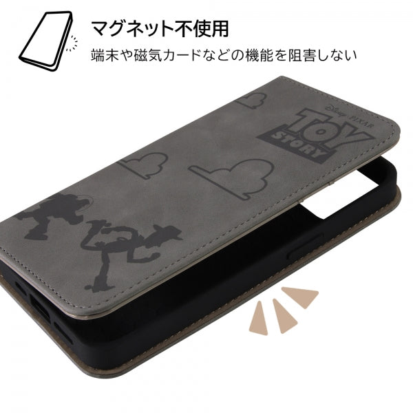 『ディズニーキャラクター』/耐衝撃 手帳型レザーケース Raffine
