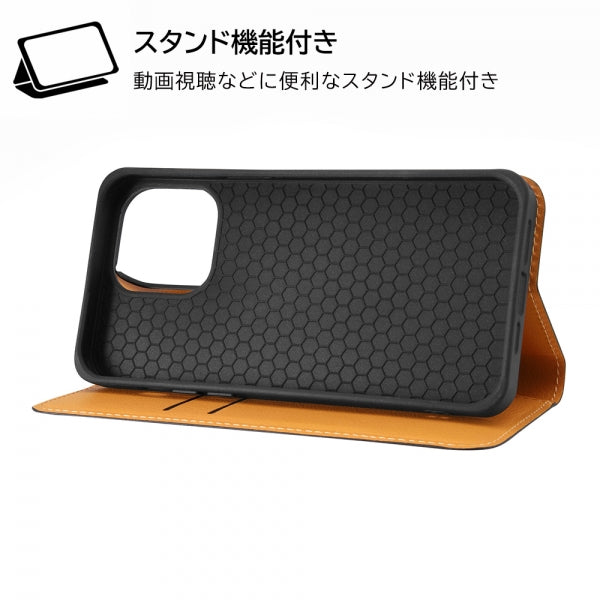 耐衝撃 手帳型レザーケース シンプル