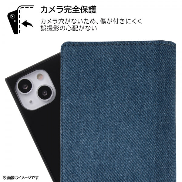 『ディズニーキャラクター』/耐衝撃 徹底保護 手帳型デニムケース Squl