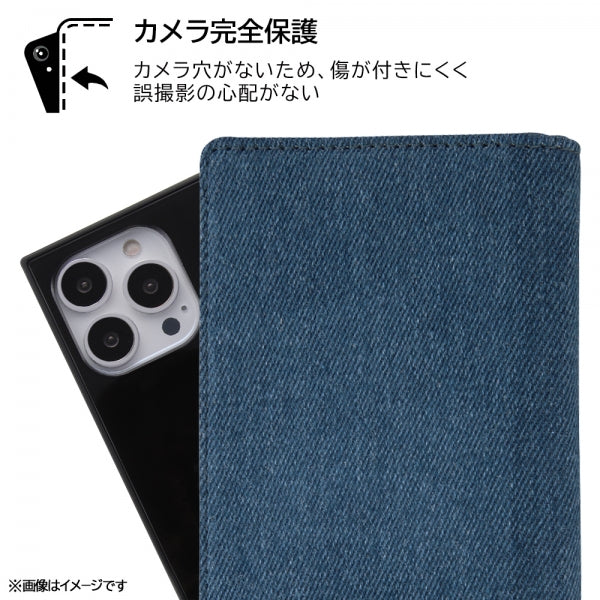 『ディズニーキャラクター』/耐衝撃 徹底保護 手帳型デニムケース Squl