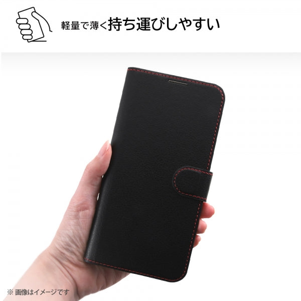 耐衝撃 手帳型レザーケース シンプル マグネット