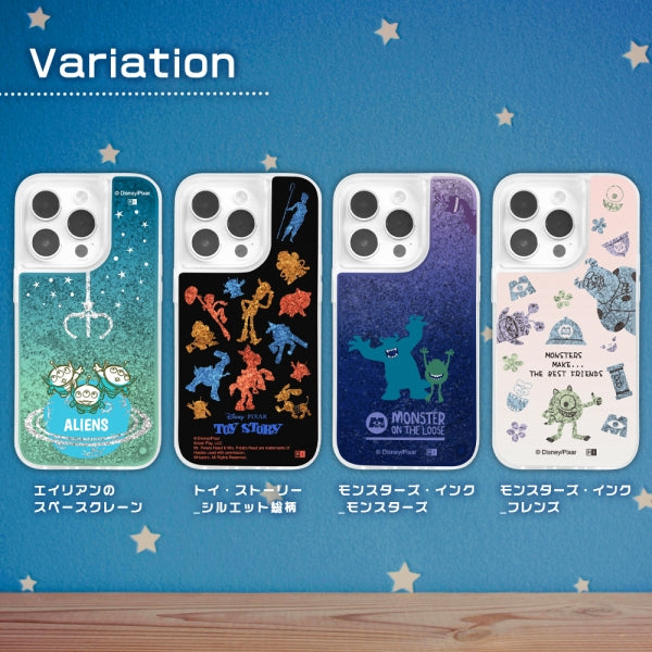 『ディズニー・ピクサーキャラクター』/ラメ グリッターケース