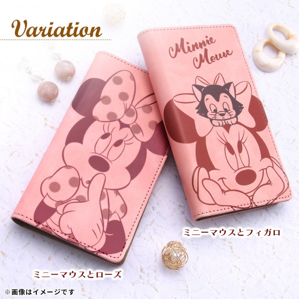 『ディズニーキャラクター』/耐衝撃 手帳型レザーケース Raffine