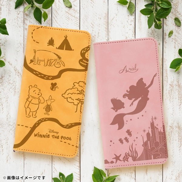 『ディズニーキャラクター』/耐衝撃 手帳型レザーケース Raffine