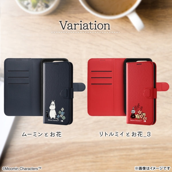 ムーミン手帳型レザーケース シンプル マグネット