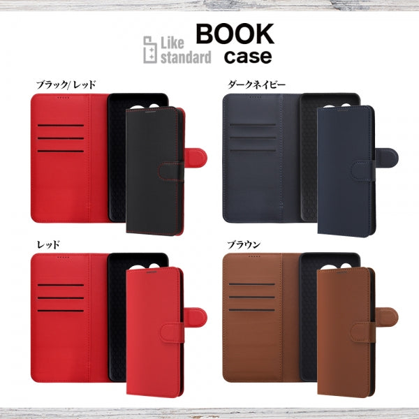 Like standard 耐衝撃 手帳型レザーケース シンプル マグネット