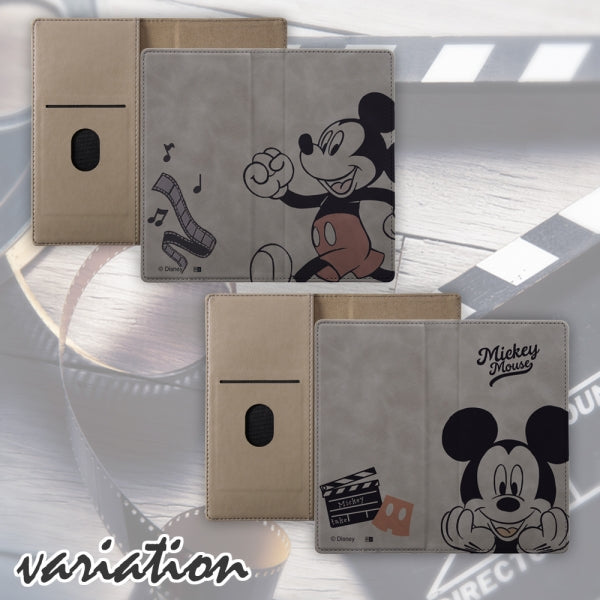 ディズニー / 手帳型ケース FLEX むら染めレザー L