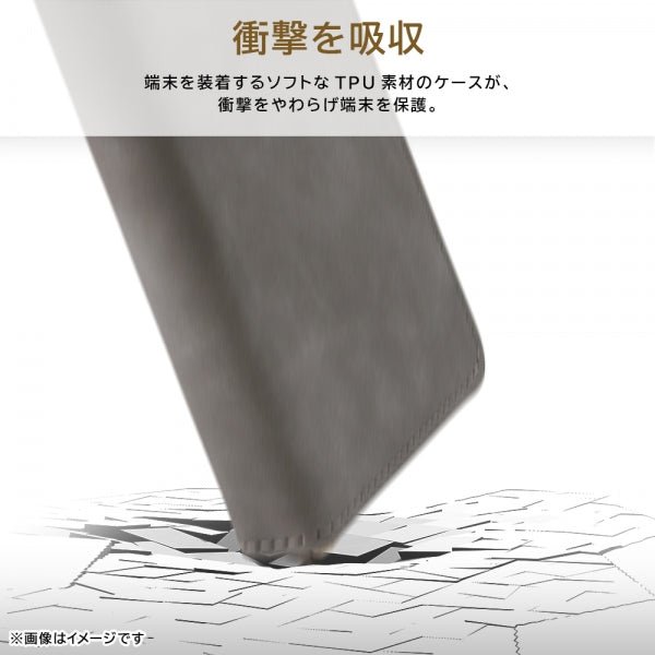 スーパーマン手帳型レザーケース Raffine