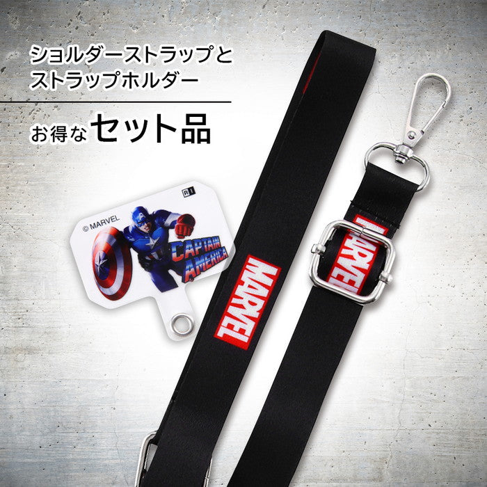 #カラー_マーベルロゴ_ブラック/キャプテン・アメリカ_2