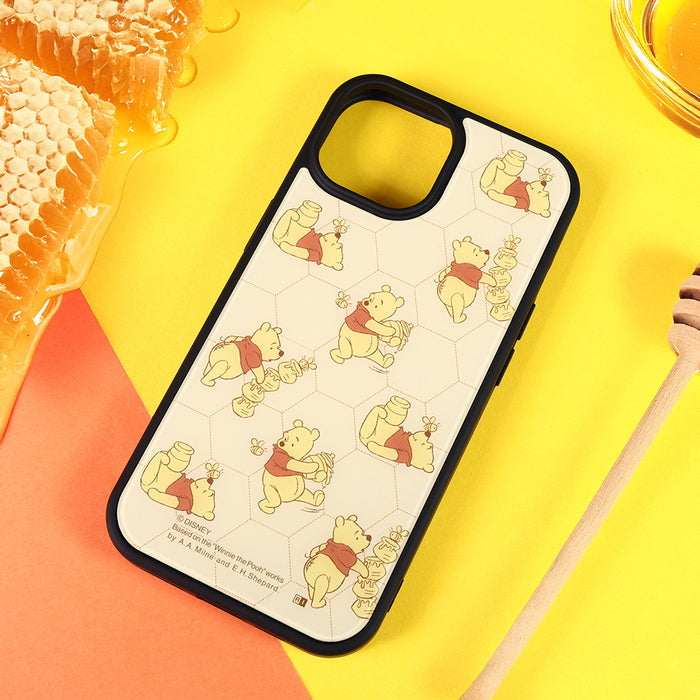 #カラー_プーさんとはちみつ_総柄