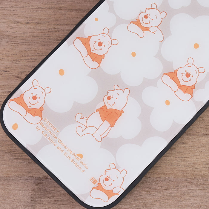 #カラー_プーさん_花柄_黒縁