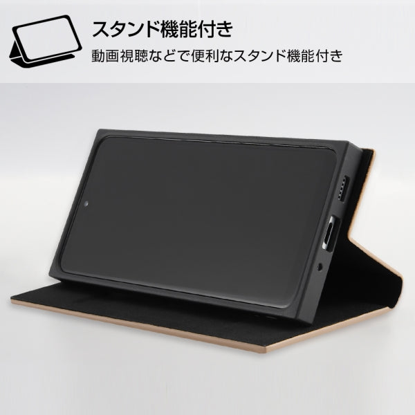 耐衝撃 手帳型レザーケース TETRA サイドマグネット プレート付き