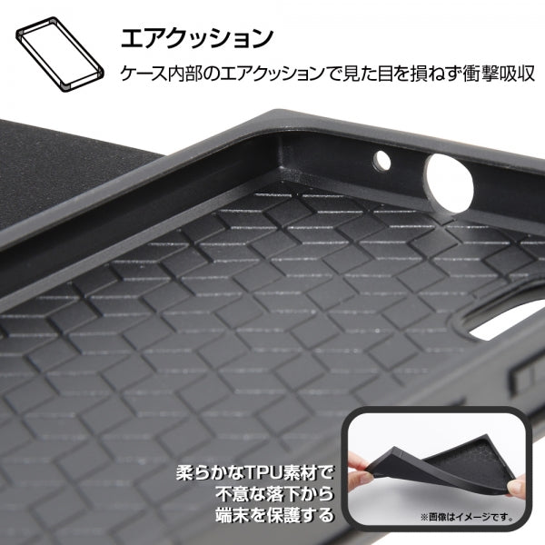 耐衝撃 手帳型レザーケース TETRA サイドマグネット プレート付き