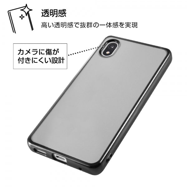 Xperia Ace III用】TPUソフトケース メタリックフレーム Xperia Ace III用】TPUソフトケース メタリックフレーム
