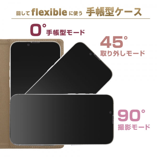 汎用 / 『ディズニーキャラクター』/手帳型ケース FLEX むら染めレザー L