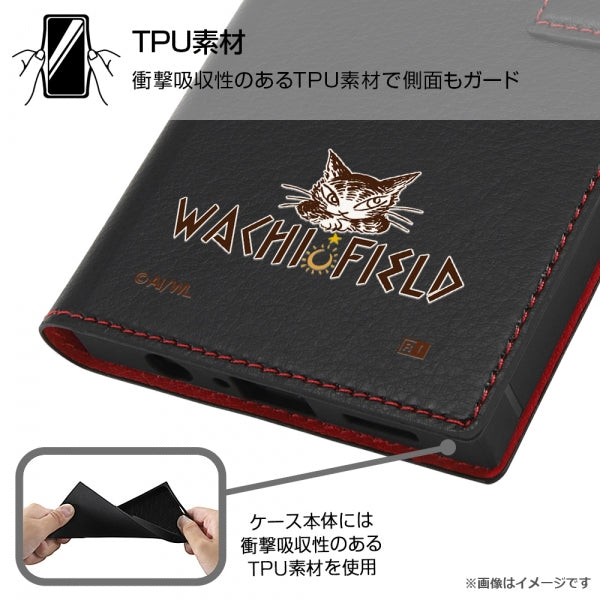 『猫のダヤン』/耐衝撃 手帳型レザーケース ソフトマグネット