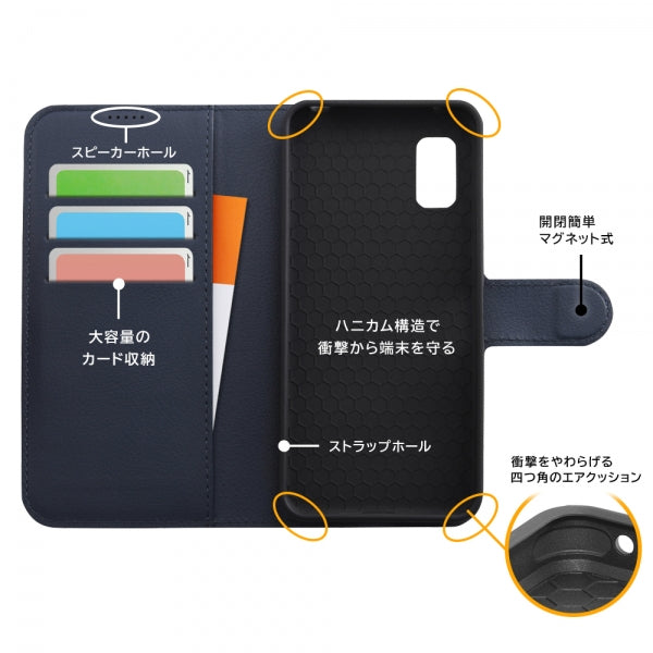 AQUOS wish3用・手帳型】『ムーミン』/耐衝撃 手帳型レザー AQUOS wish3用・手帳型】『ムーミン』/耐衝撃 手帳型レザー