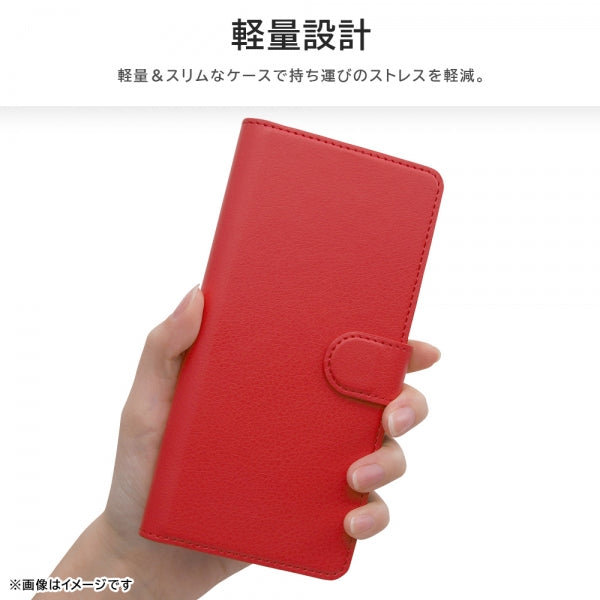 マーベル手帳型レザーケース シンプル マグネット