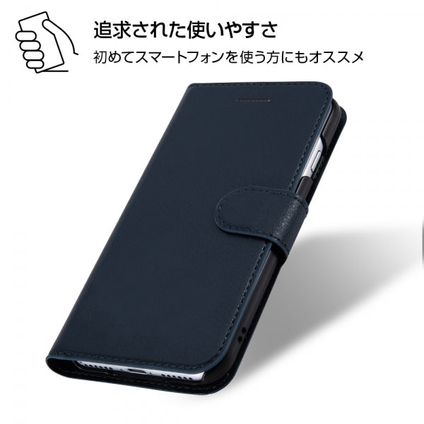 ミッフィー手帳型レザーケース シンプル マグネット