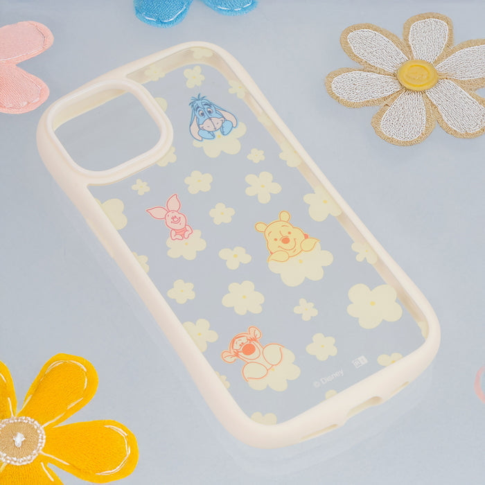 #カラー_プーさんと仲間達_花柄2