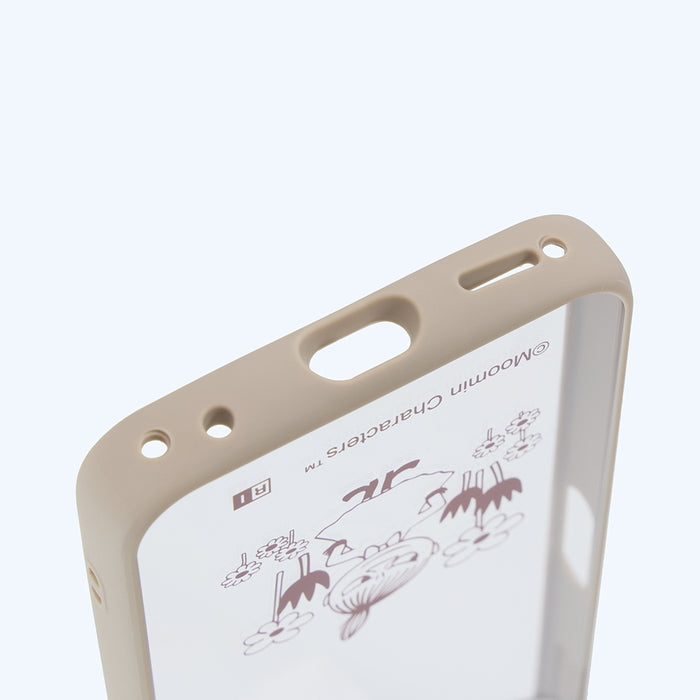 AQUOS sense10/AQUOS sense9用】ムーミン / Puffull 衝撃吸収 バンパー