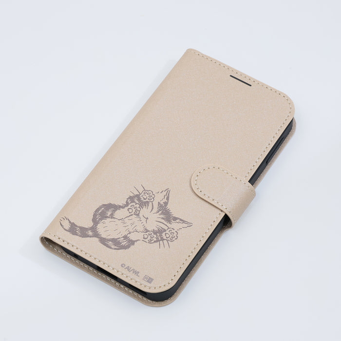 AQUOS sense10/AQUOS sense9用・手帳型】猫のダヤン / 衝撃吸収