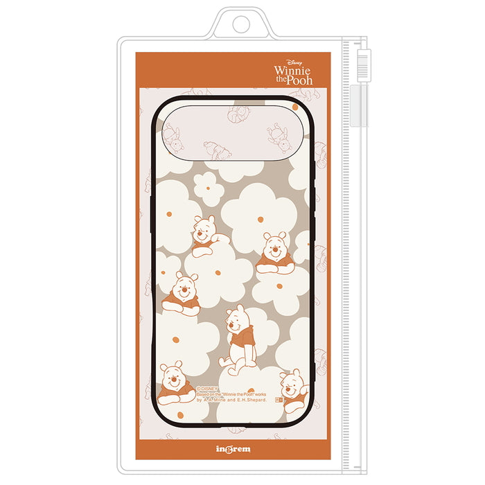 #カラー_プーさん_花柄_黒縁