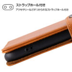 手帳型ケース 本革 スナップボタン